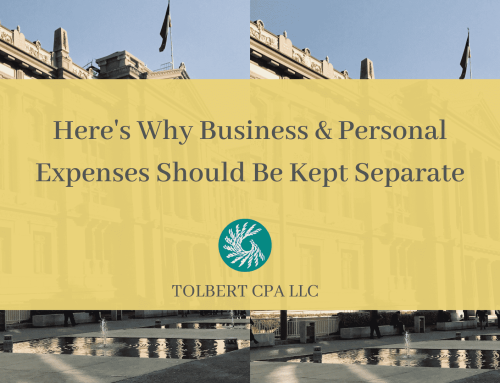 Why Business & Personal Expenses Should Be Kept Separate